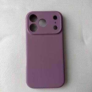 Apple Lavender Silicone Phone Case
